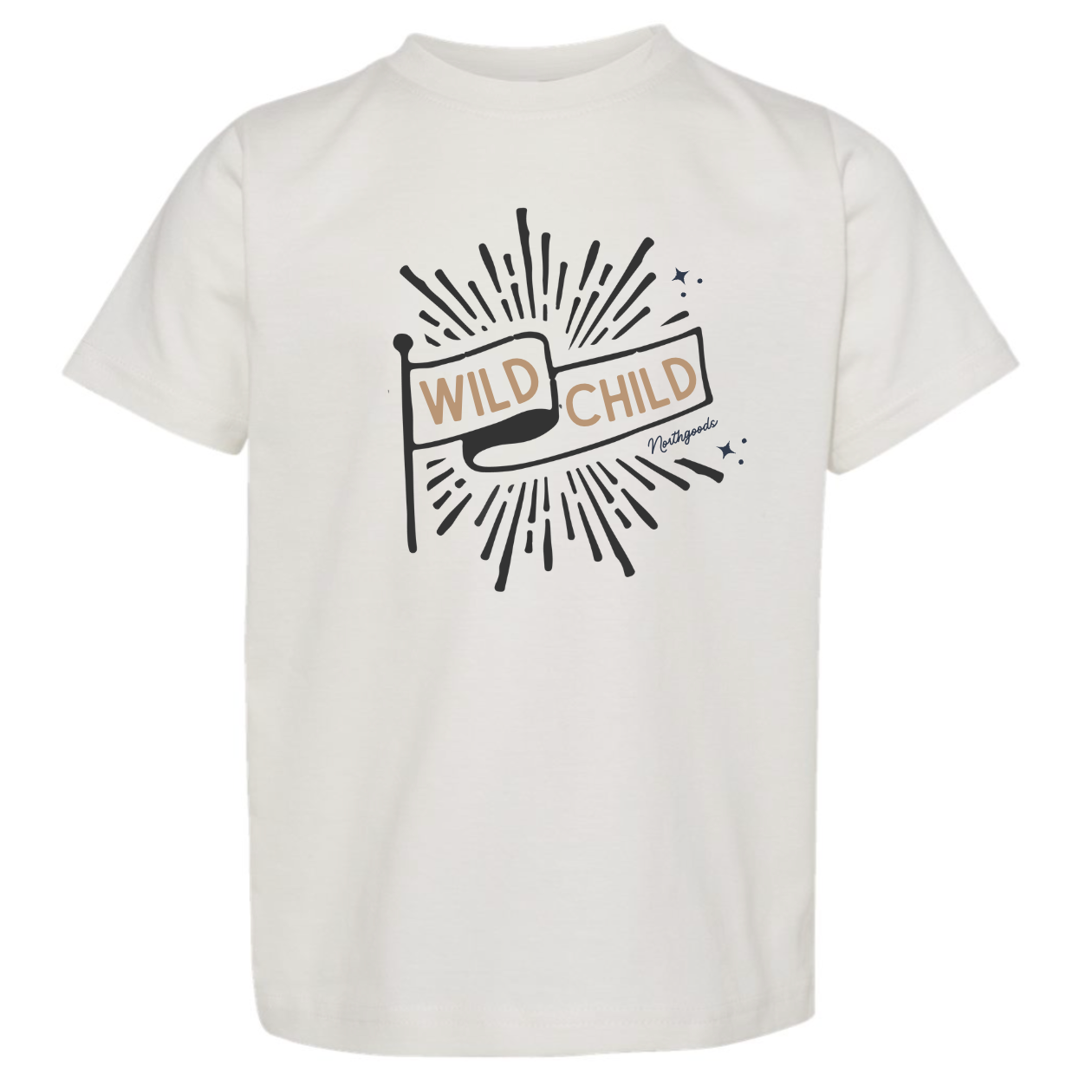 Wild Child Tee Toddler • Porcelain