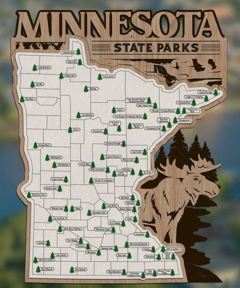 MN State Park Map