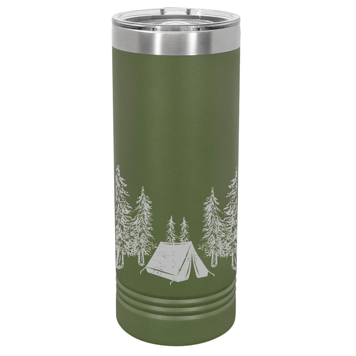 Skinny Camp Scene Tumbler