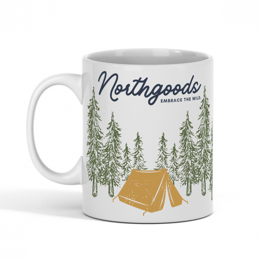 Camp Scene Ceramic Mug