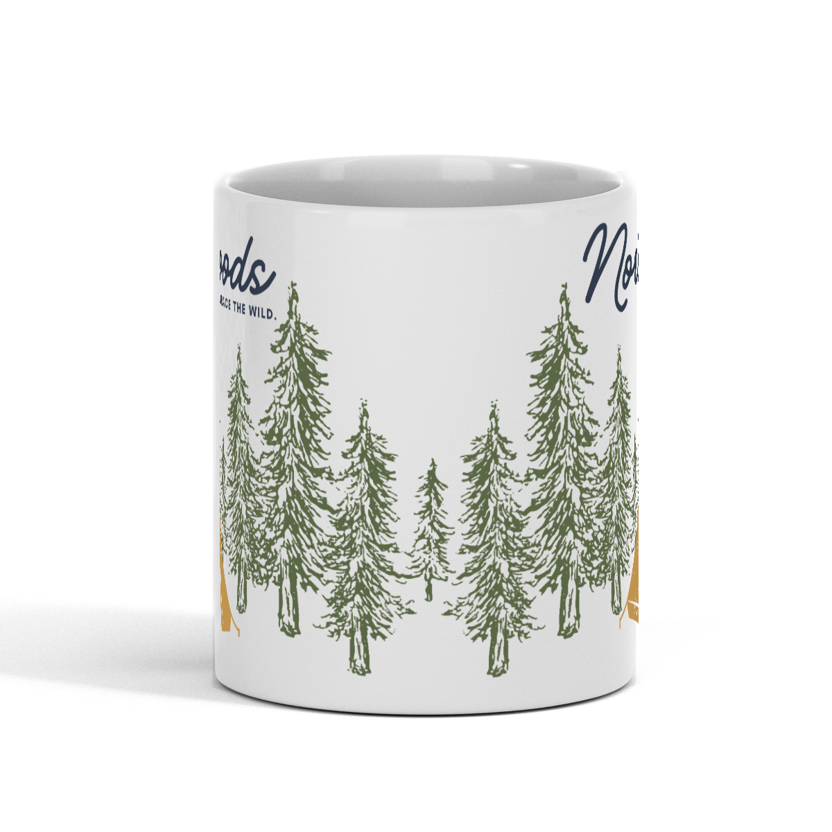 Camp Scene Ceramic Mug