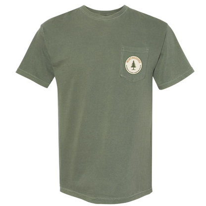 Vintage Pocket Tee • Moss